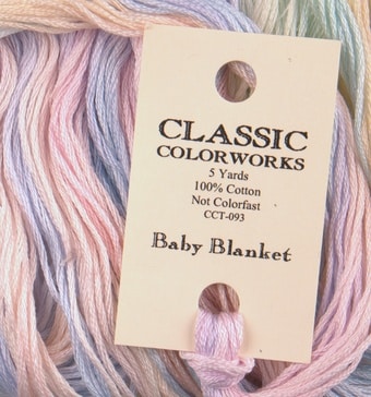 CLASSIC COLORWORKS BABY BLANKET 1
