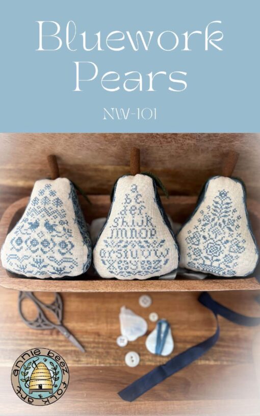 ANNIE BEEZ BLUEWORK PEARS