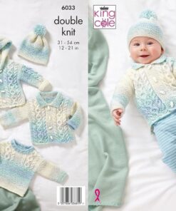 KING COLE CUTIE PIE LEAFLET 6033