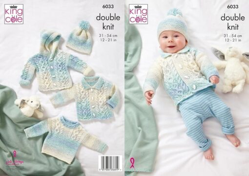 KING COLE CUTIE PIE LEAFLET 6033