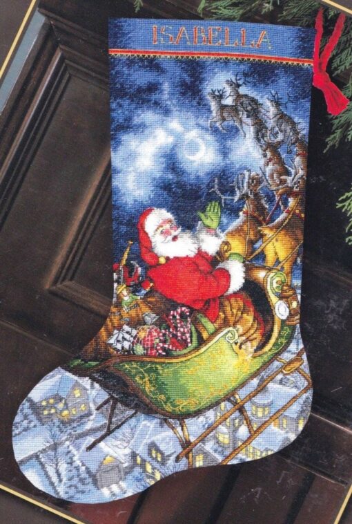 DIMENSIONS SANTAS FLIGHT STOCKING