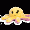 Amigurumi Kit - Reversible Octopus Pink/Yellow