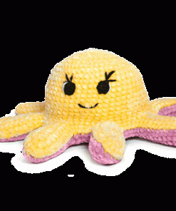 Amigurumi Kit - Reversible Octopus Pink/Yellow