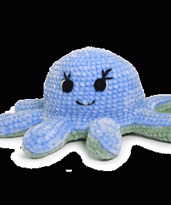 Amigurumi Kit - Reversible Octopus Blue/Green