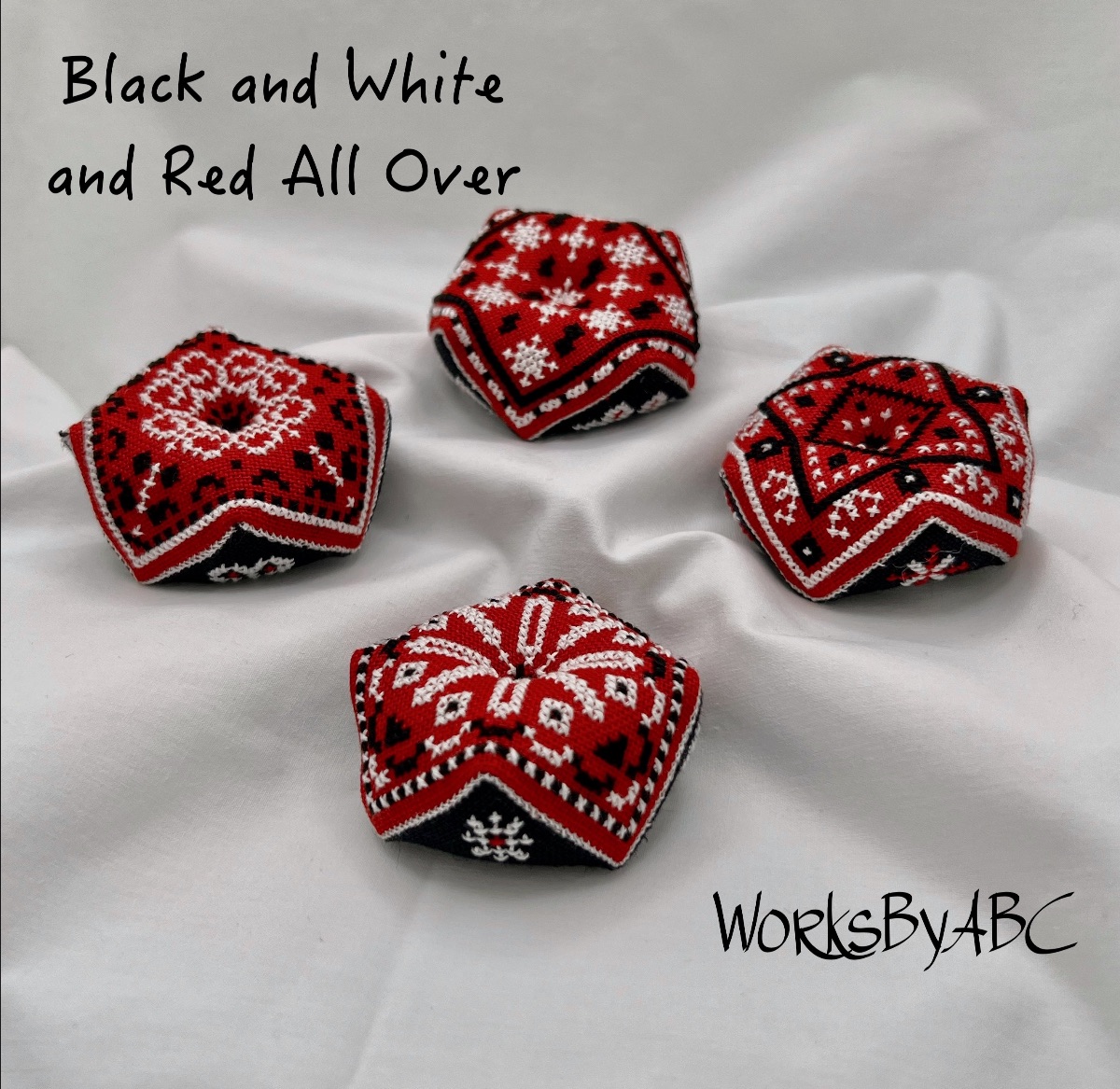 Works By ABC - Black and White and Red All Over 1 WORKS BY ABC BLACK AND WHITE AND RED ALL OVER
